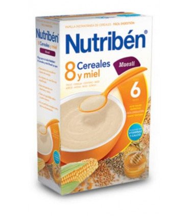 NUTRIBEN 8 CEREALES Y MIEL MUESLI 600 G