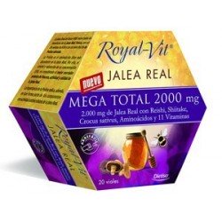 DIETISA ROYAL-VIT JALEA REAL MEGA TOTAL 2000 mg - 20 VIALES