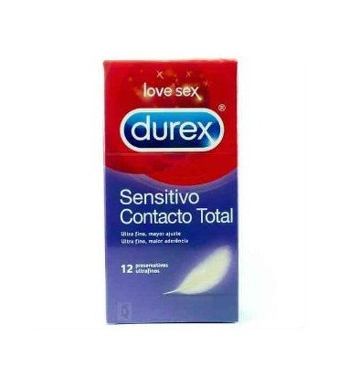 DUREX SENSITIVO CONTACTO TOTAL 12UD