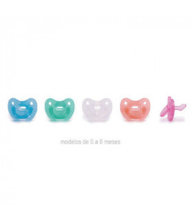 CHUPETE TODO SILICONA ANATOMICO 0/6M
