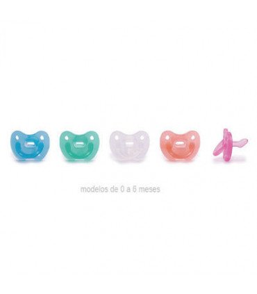 CHUPETE TODO SILICONA ANATOMICO 0/6M