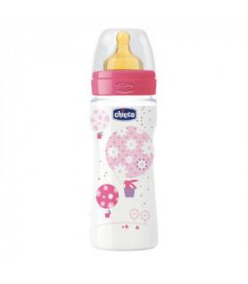 BIBERON WB PP ROSA 330 CAUCHO RAPIDO 4M+