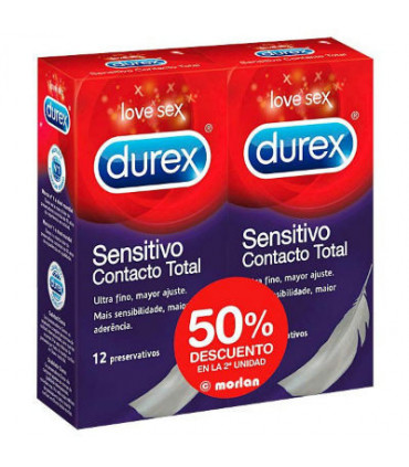 DUREX SENSITIVO CONTTOTAL DUPLO 2x12UD