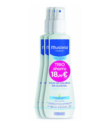 COLONIA MUSTELA TRIO 3x200ml