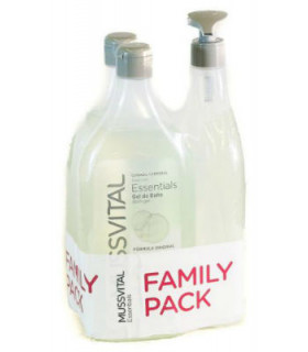 PACK 3 GELES ORIGINAL 750ML MUSSVITAL