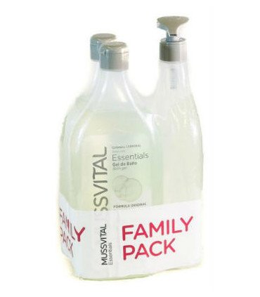 PACK 3 GELES ORIGINAL 750ML MUSSVITAL