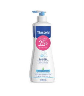 BABYGEL MUSTELA  750ml x 2  DUPLO