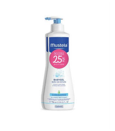 BABYGEL MUSTELA  750ml x 2  DUPLO
