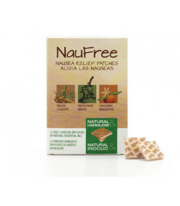 PARCHES NAUFREE ALIVIA NAUSEAS 12ud