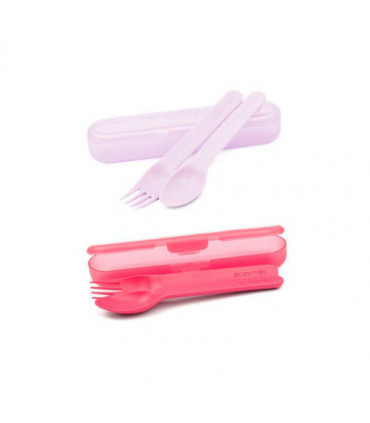 CUBIERTO PLASTICO ESTUCHE NIÑA