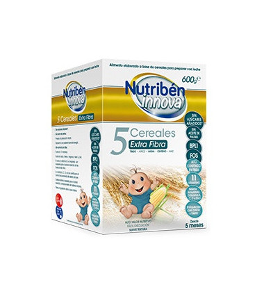 NUTRIBEN INNOVA 5 CEREALES FIBRA 600gr