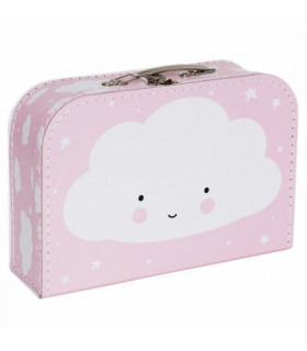 LITTLE LOVELY MALETA NUBE ROSA