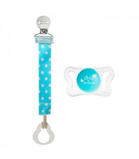 CHUPETE MICRO  02M + CLIP FASHION AZUL