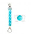 CHUPETE MICRO  02M + CLIP FASHION AZUL