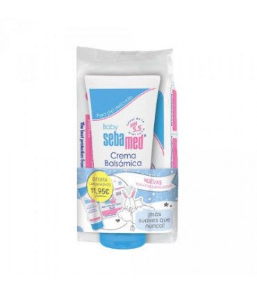 BABY SEBAMED CREMA BALS200ml+toallit72