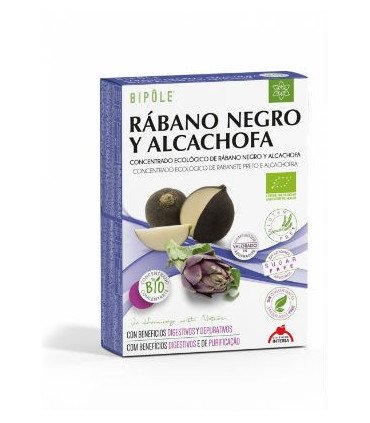 BIPOLE RABANO NEGRO y ALCACHOFA 20 amp 