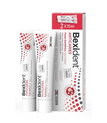 BEXIDENT SMILE&GO ANTICARIES PASTA 2x25m