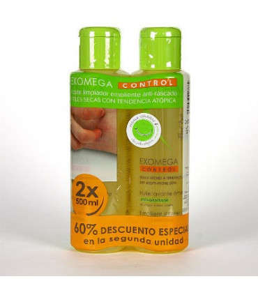 ADERMA EXOMEGA CONT ACEITE 2x500ml