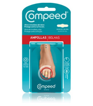 COMPEED AMPOLLAS DEDOS PIES 8 UNID