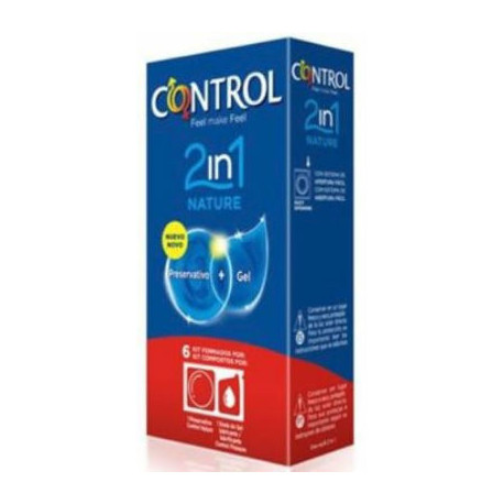 CONTROL 2en1 NATURE+LUBRIC. 6ud