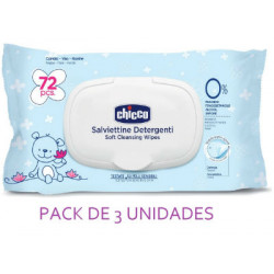 CHICCO BABY MOMENTS TOALLITAS TRIO 3x72ud
