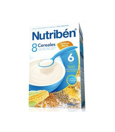 NUTRIBEN 8 CER GALLETA MARIA 600 G