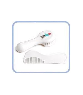 CEPILLO Y PEINE SUAVINEX BLANCO