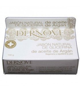 DERNOVE JABON GLICERINA  ACEITE ARGAN