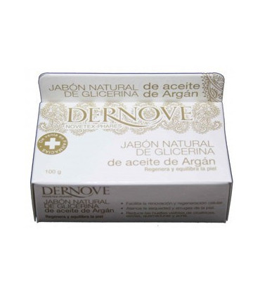 DERNOVE JABON GLICERINA  ACEITE ARGAN