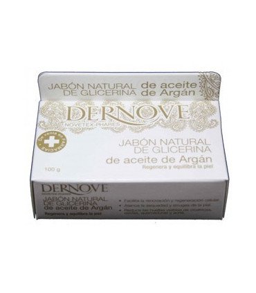 DERNOVE JABON GLICERINA  ACEITE ARGAN