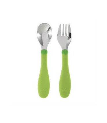 CUBIERTOS INOXIDABLES 18M+ GREEN