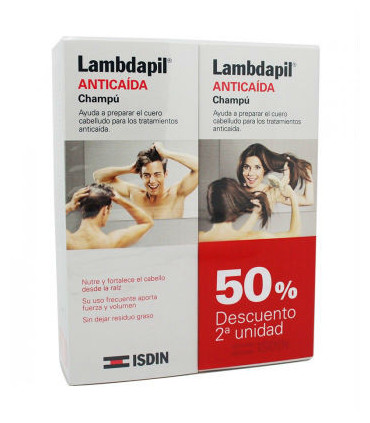 LAMBDAPIL CHAMPU 200+200ml 2ª ud 50% dct