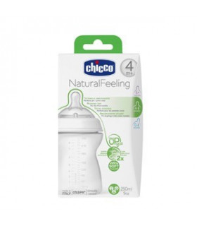 BIBERON NATFEELING 4M+ 250ML FREGULABL