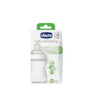 BIBERON NATFEELING 4M+ 250ML FREGULABL